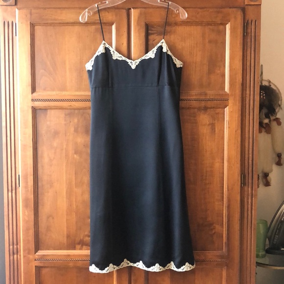 Banana Republic Dresses & Skirts - Banana Republic Black silk “slip-style” dress